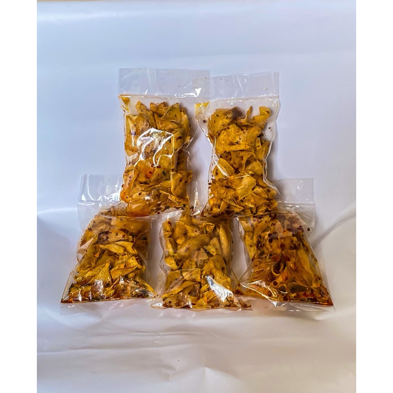 

KERIPIK SINGKONG BALADO BERBUMBU KHAS MINANG RENYAH DAN CRISPY