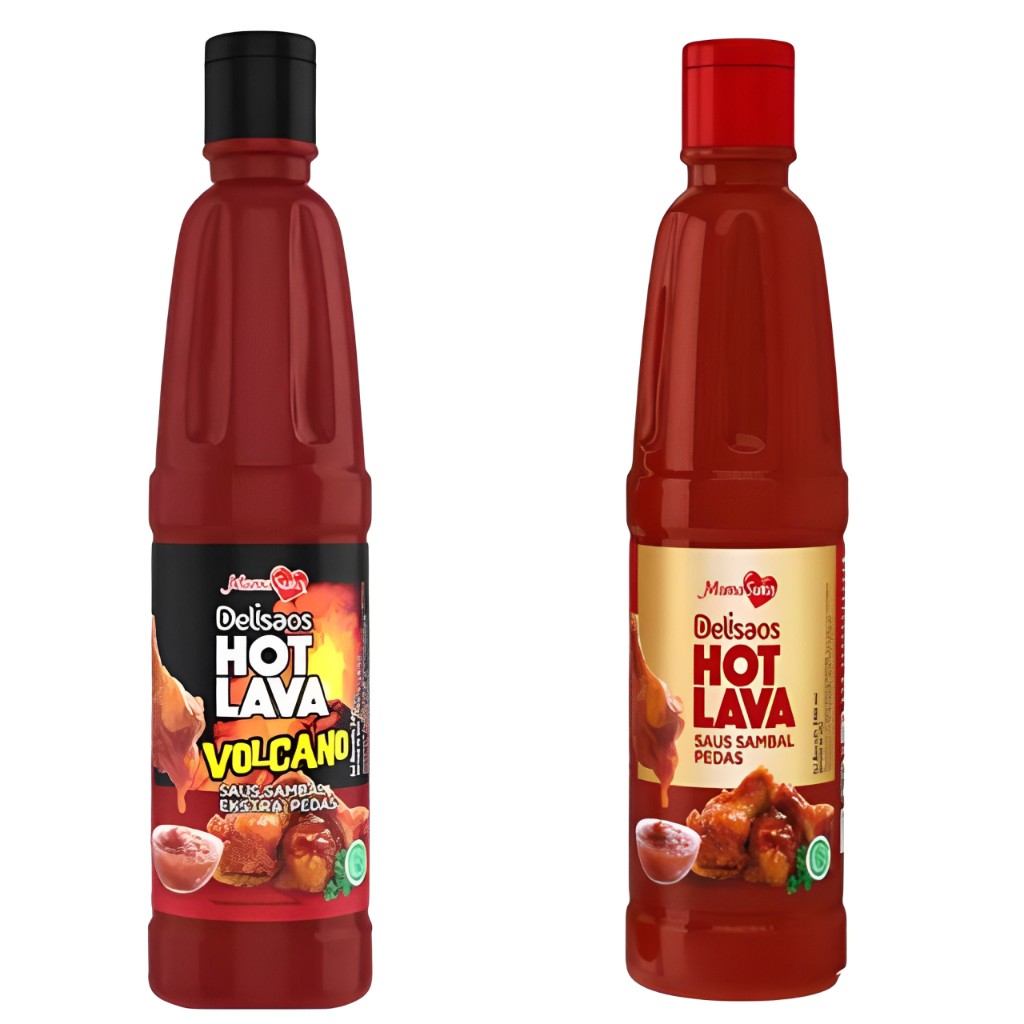 

MAMASUKA DELISAOS HOT LAVA / VOLCANO SAUS SAMBAL PEDAS BOTOL 310gr - 320gr