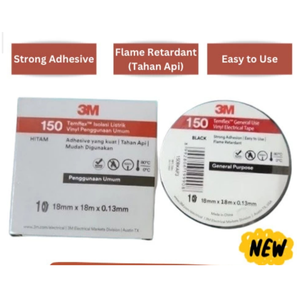 3M Isolasi Kabel / isolasi kabel listrik Asahi
