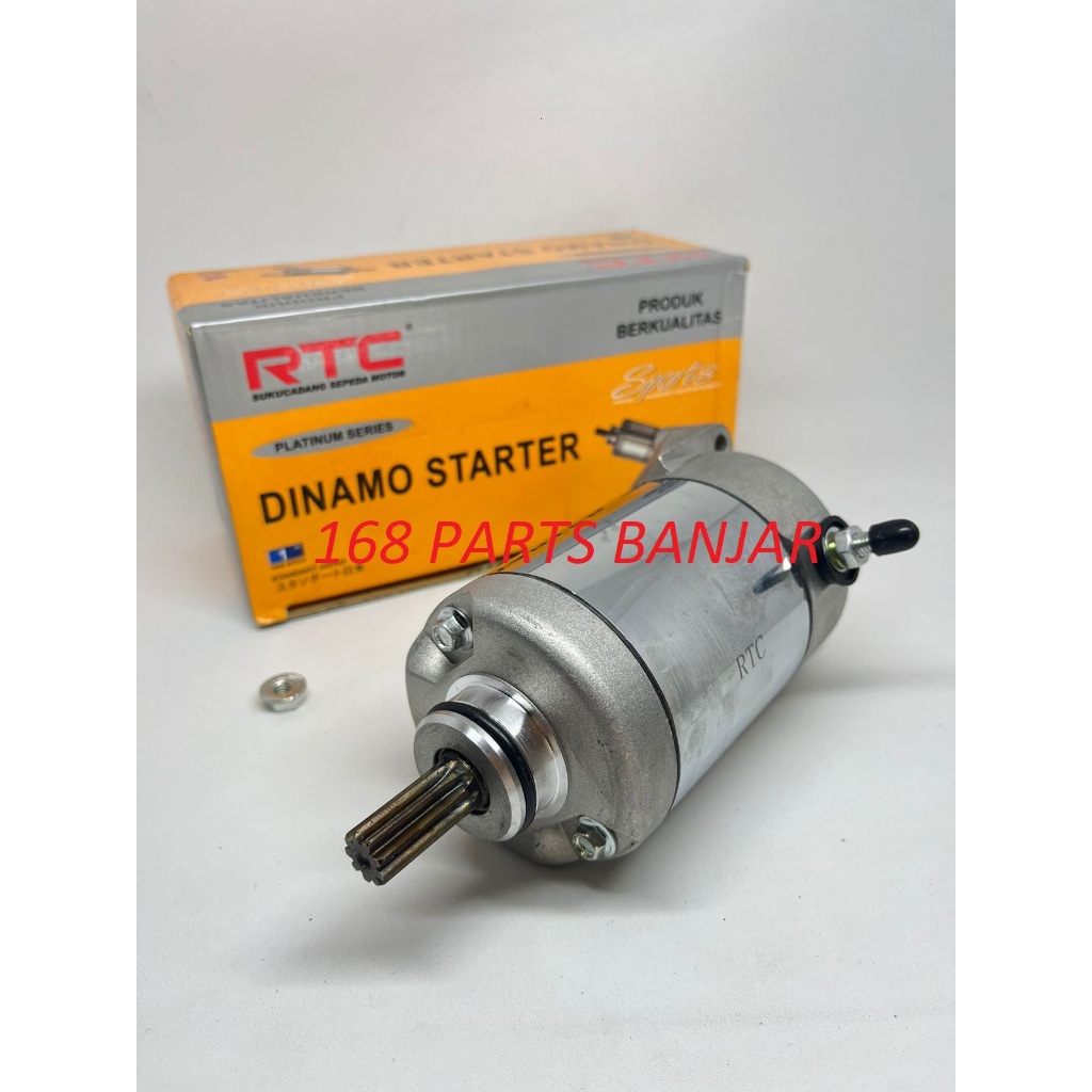 Rtc Dinamo Starter Stater Komplit / Assy Honda Tiger Lama / Tiger New / Mega Pro / GL Pro Neo Tech 3