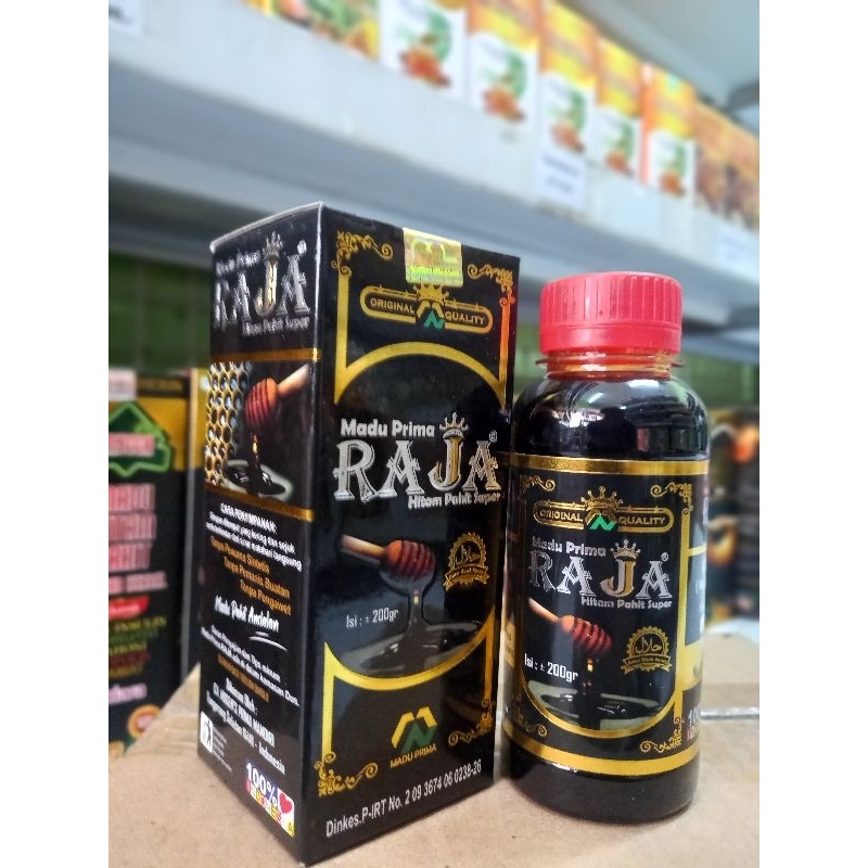 

Madu Prima Raja Hitam Pahit Super 200 Gram