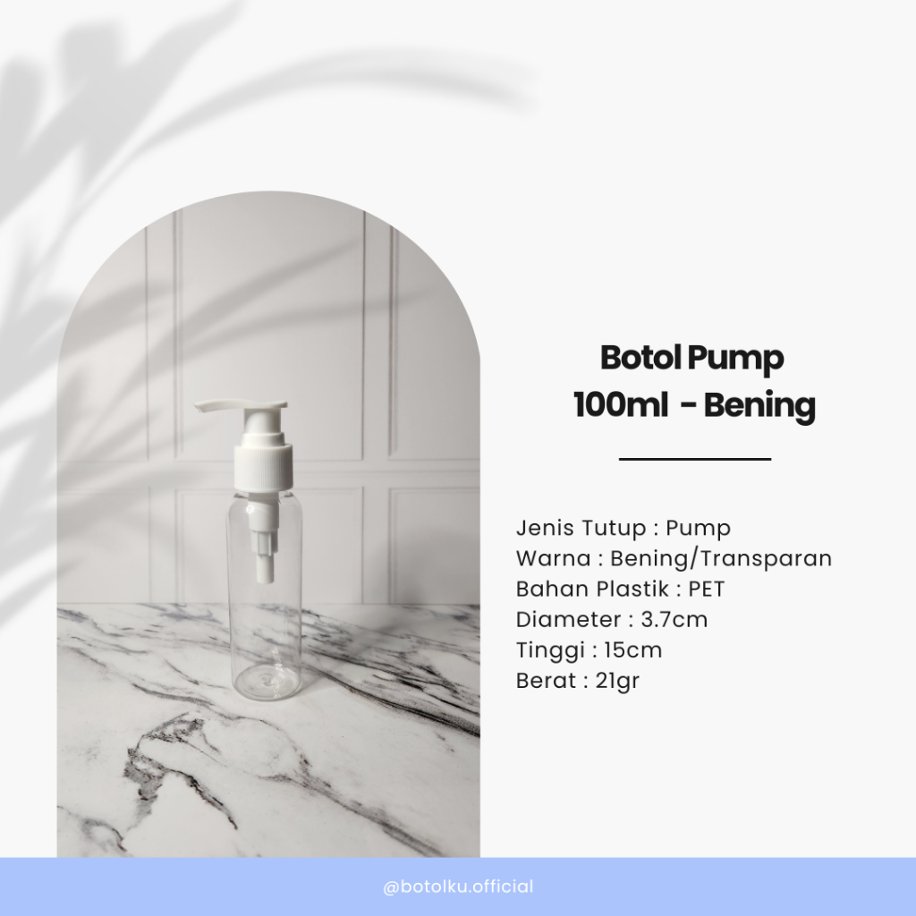 Botol Plastik Pump 100ml