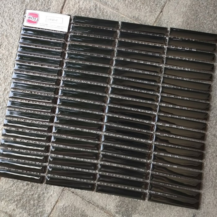 Keramik Dinding Dapur SEIKA S 2 Hitam Glossy