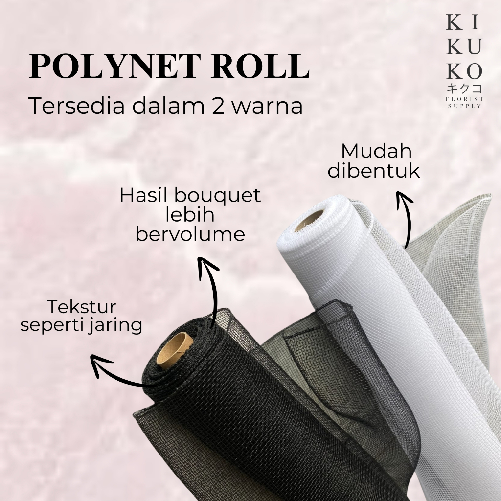 

Jaring Korean Tile Roll - 49x10 m - Flower Wrapping Paper
