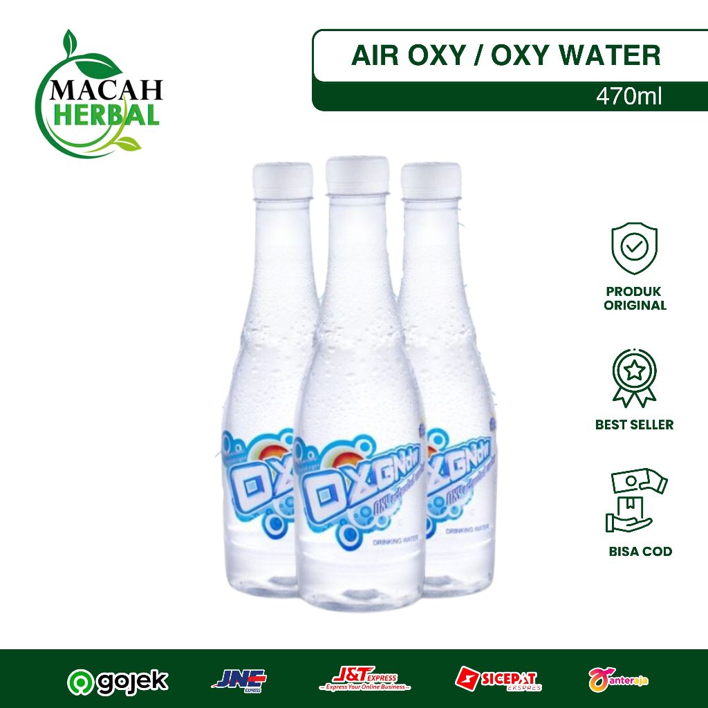 

[COD] AIR OXY | OXY DRINKING WATER ORIGINAL | AIR MINUM OKSIGEN OXIGEN TINGGI / AIR MINUM OXI 470ML