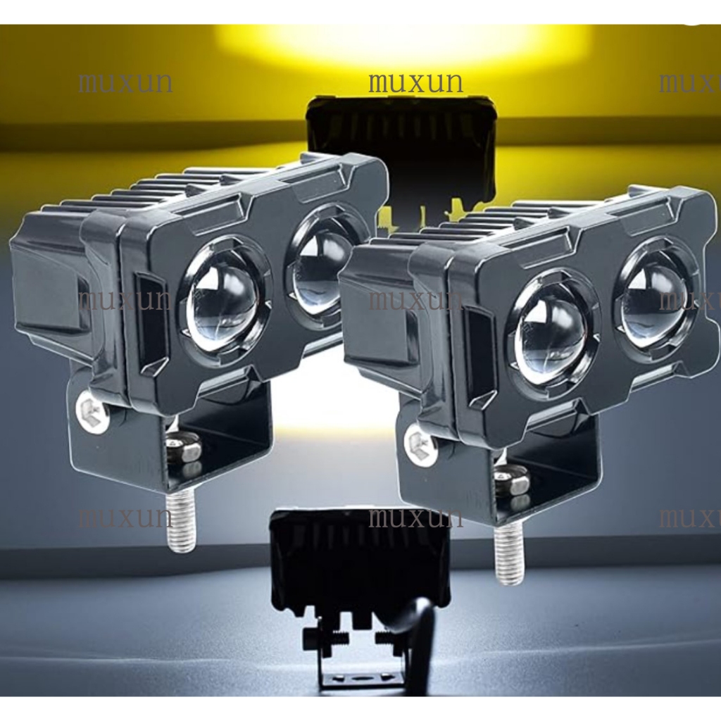 Lampu Sorot Sinar Laser LED 2 Mata/Lampu Sorot Led/SQL2/SQL3 Lampu Sorot Paduan Aluminium 2 Mata Dat