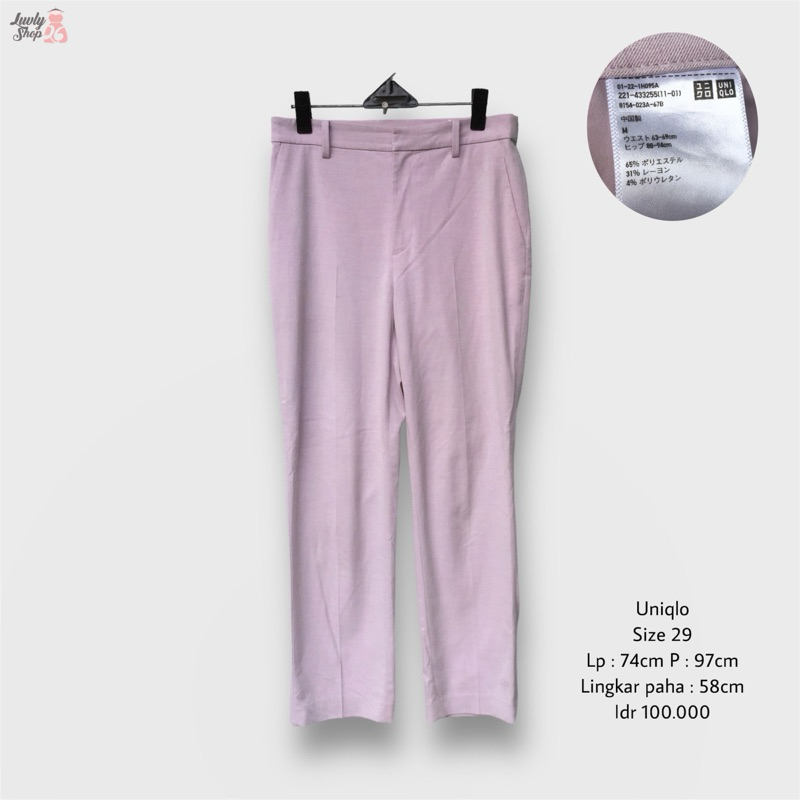 uniqlo ankle pants