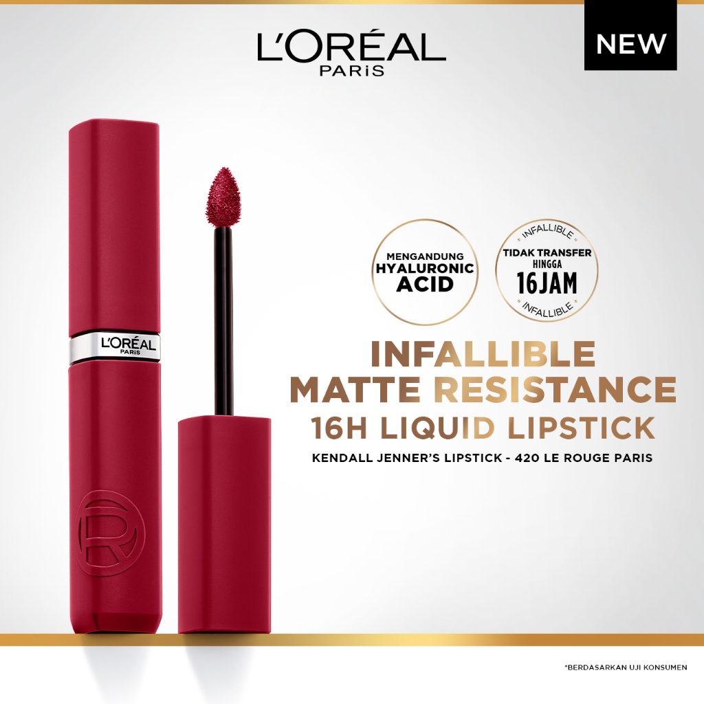 Loreal Paris Infallible Matte Resistance Liquid Lipstick