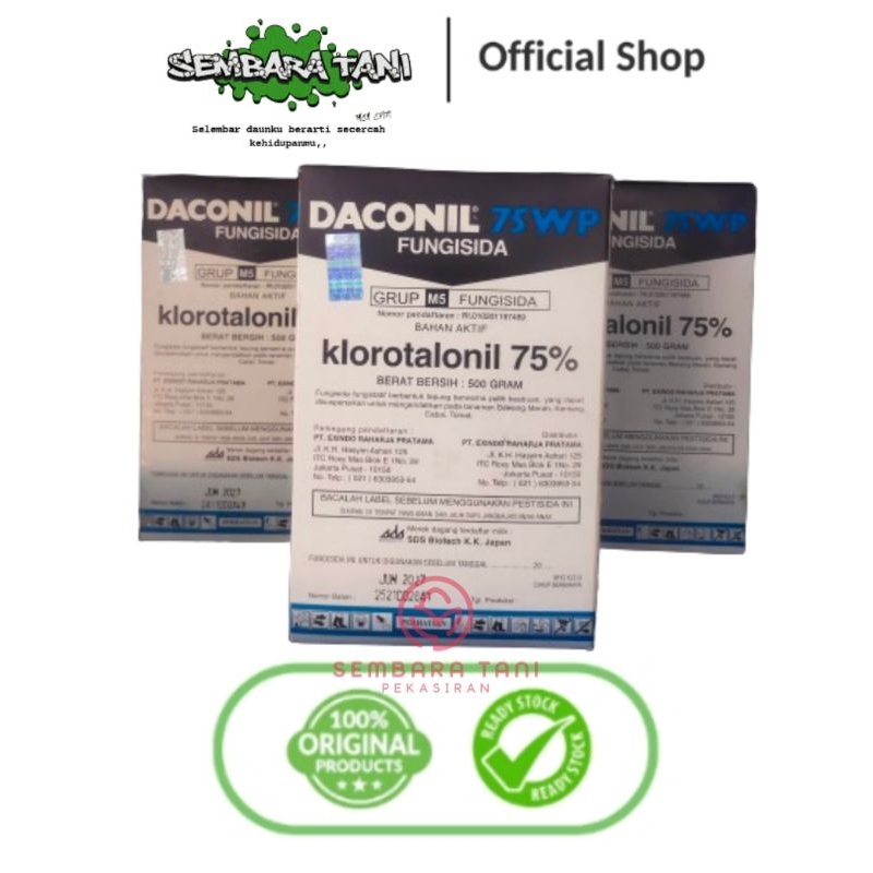 DACONIL 75 WP 500 GRAM | KLOROTALONIL | FUNGISIDA
