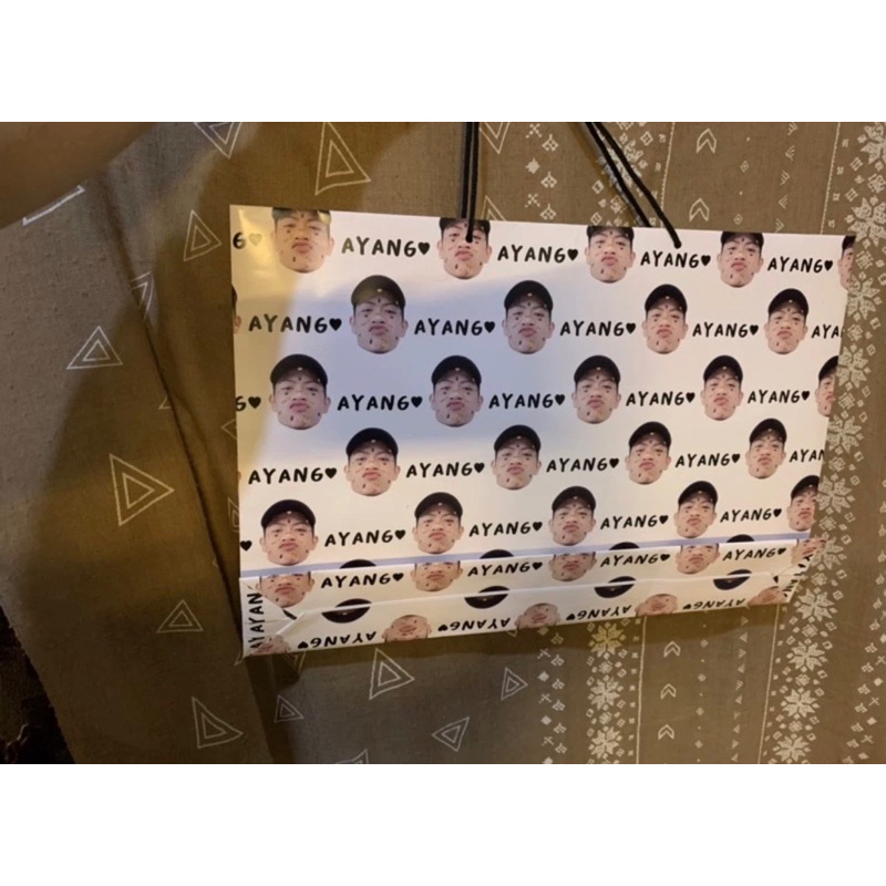 

For him Paperbag landscape custom foto (paperbag terlaris)