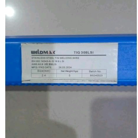 KAWAT LAS TIG ARGON ER308 2.4MM STAINLESS / FILLER LAS TIG ER 308 2.4 MM / KAWAT LAS ARGON