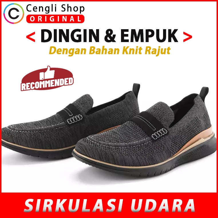 HUSH PUPPIES SEPATU LOAFER PRIA ORIGINAL ASLI ORI LOAFERS HITAM HM15