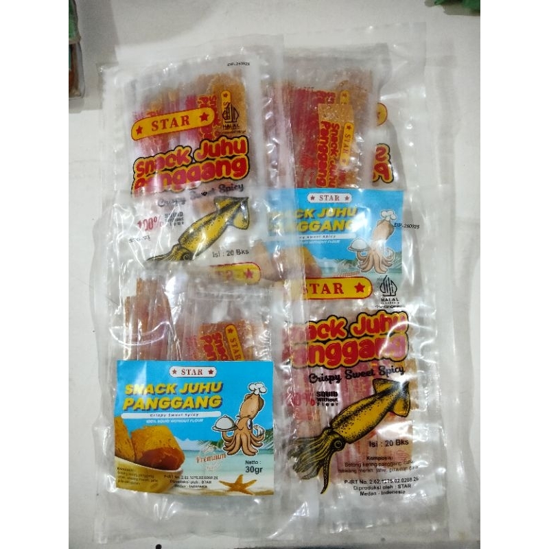 Snack Juhu Cumi Panggang Star HALAL