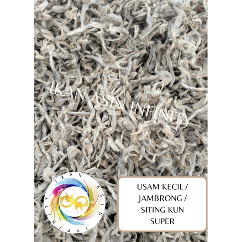 

Ikan asin Usam Kecil / Jambrong / Siting Kun Super (250 gram)