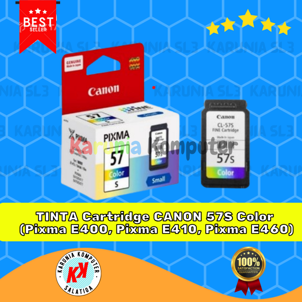 Cartridge Tinta Canon 57s Color E400 E410 E460 E470