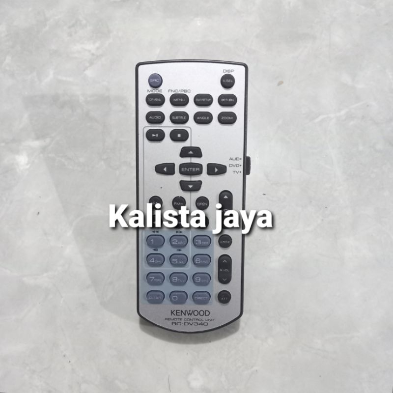 REMOTE REMOT UNIT KENWOOD DDX3035 RC-DV340 ORIGINAL ASLI