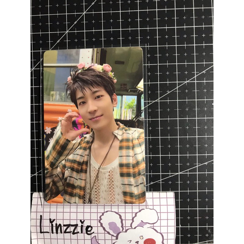 [READY LANGSUNG KIRIM] PC Photocard Official Seventeenth Heaven 2:14 2.14 PM Wonwoo Wonu Flower Crow