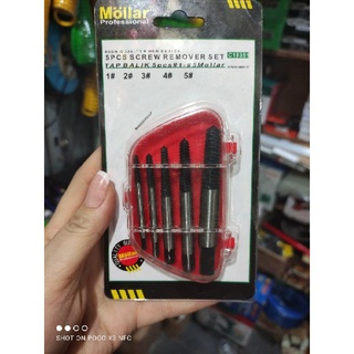 Tap Balik MOLLAR set 5pc / baut lubang patah MOLLAR set 5pc ( TAP BALIK )