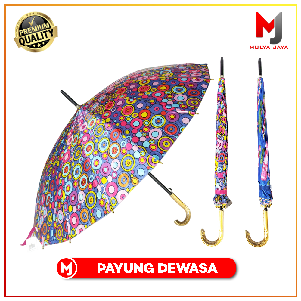 Mulya Jaya Payung Motif Besar Jumbo Otomatis
