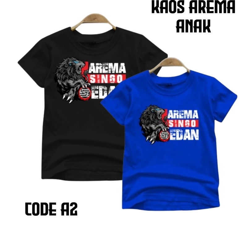 kaos arema anak Kaos Dryfit Anak SD/ Kaos Supporter AREMA