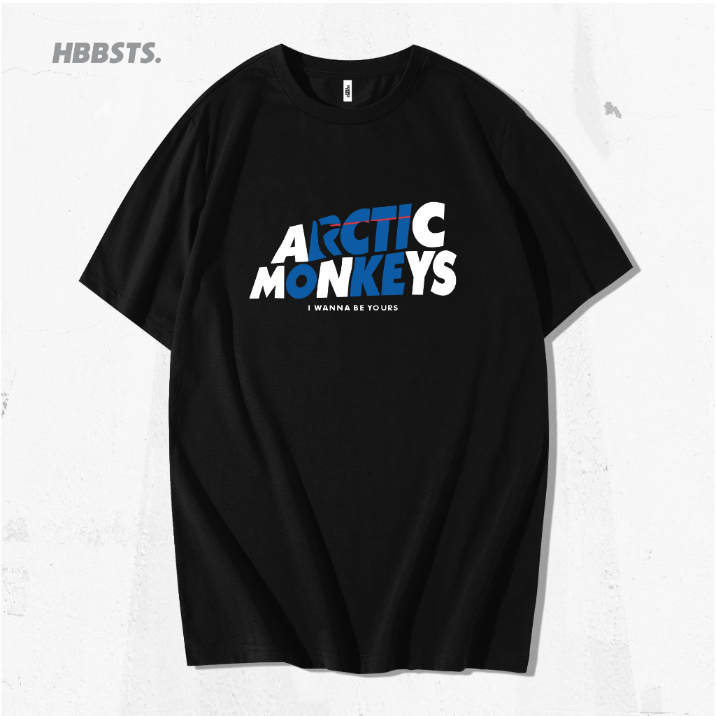 Hobbies Tees T-Shirt Arctic Monkeys X RCTI OKE Black | Kaos Distro Casual Kaos 2Tak