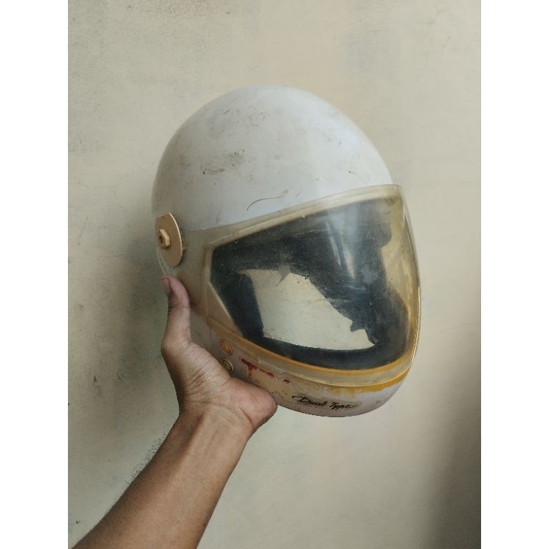 Vintage Helm Full Face Astronot Jadul TRX Honda. Baca Deskripsi