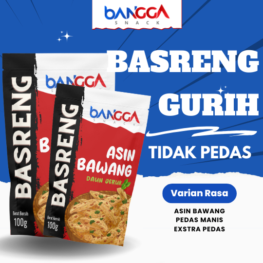 

Baso Goreng/Basreng Ori Daun Jeruk Original Kemasan Premium Renyah Tidak Keras | BANGGA SNACK