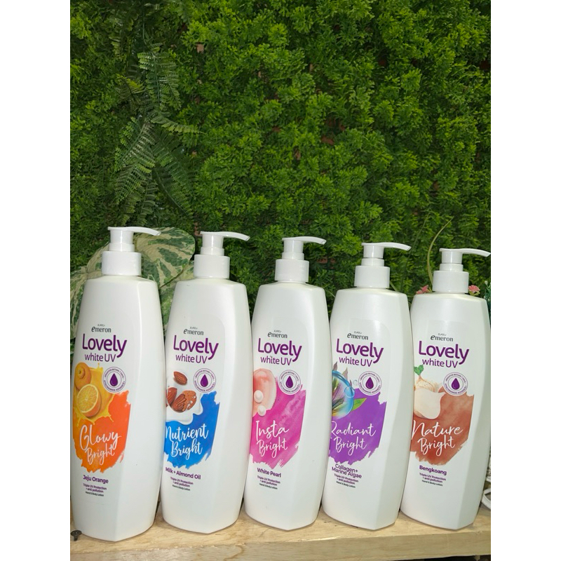 Emeron HANDBODY JUMBO Lovely White Pump 500ml BESAR