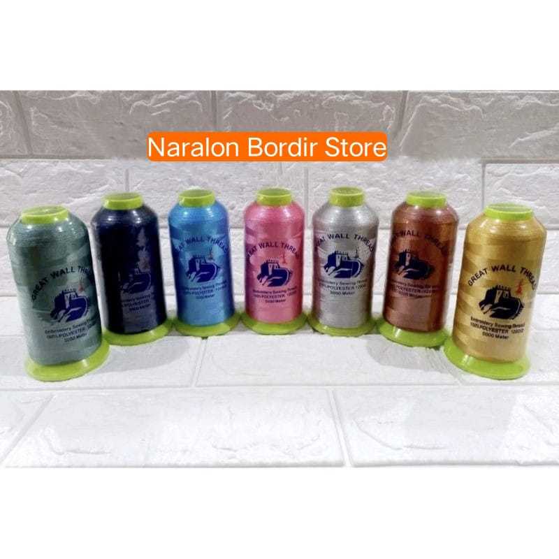Partenzil Benang Bordir Polyester Great Wall