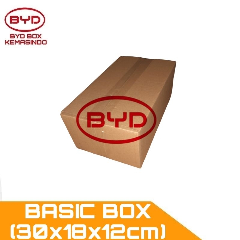 

30x18x12cm Kardus Packing Baru Polos