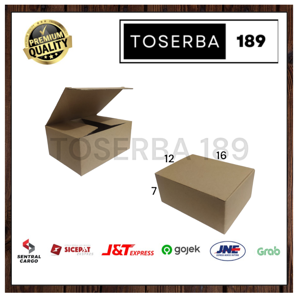 

kardus packing diecut/box pizza uk 16x12x7 cm