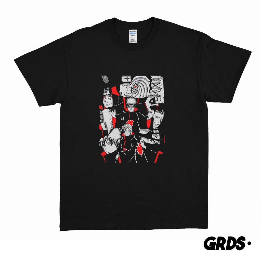 KAOS AKATSUKI NARUTO / T-SHIRT AKATSUKI