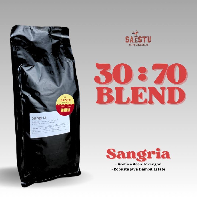 

Sangria Espresso Blend 30:70