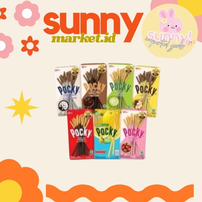 

SUNNYMARKET - GLICO SNACK POCKY CEMILAN BISKUIT STICK 40 GR