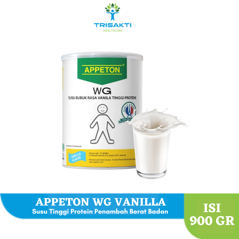 

Appeton Weight Gain Adult Dewasa 900gr Rasa Vanila