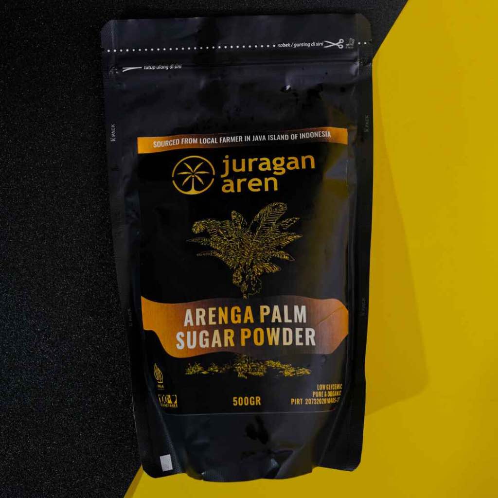 

PREMIUM ARENGA PALM & COCONUT SUGAR POWDER GULA AREN BUBUK GRADE A 500 gr & 1 KG