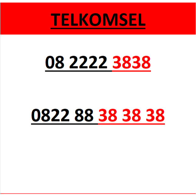 nomor cantik telkomsel simpati seri abab 3838 murah lengkap wn84 15000