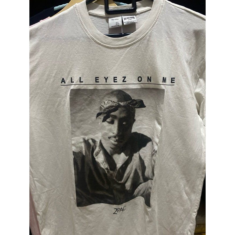 T shirt Kaos Tupac 2Pac Official Licensed by Bershka