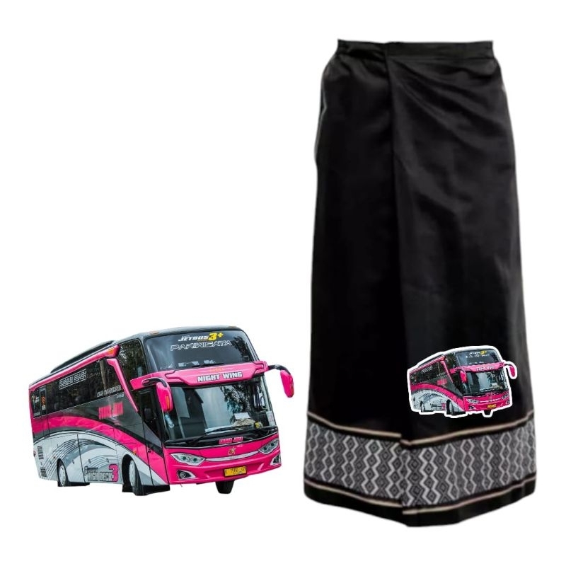 Sarung Anak Laki-laki  Sarung Instan Anak Gambar Bus Sarung Anak Kecil Karakter Kartun