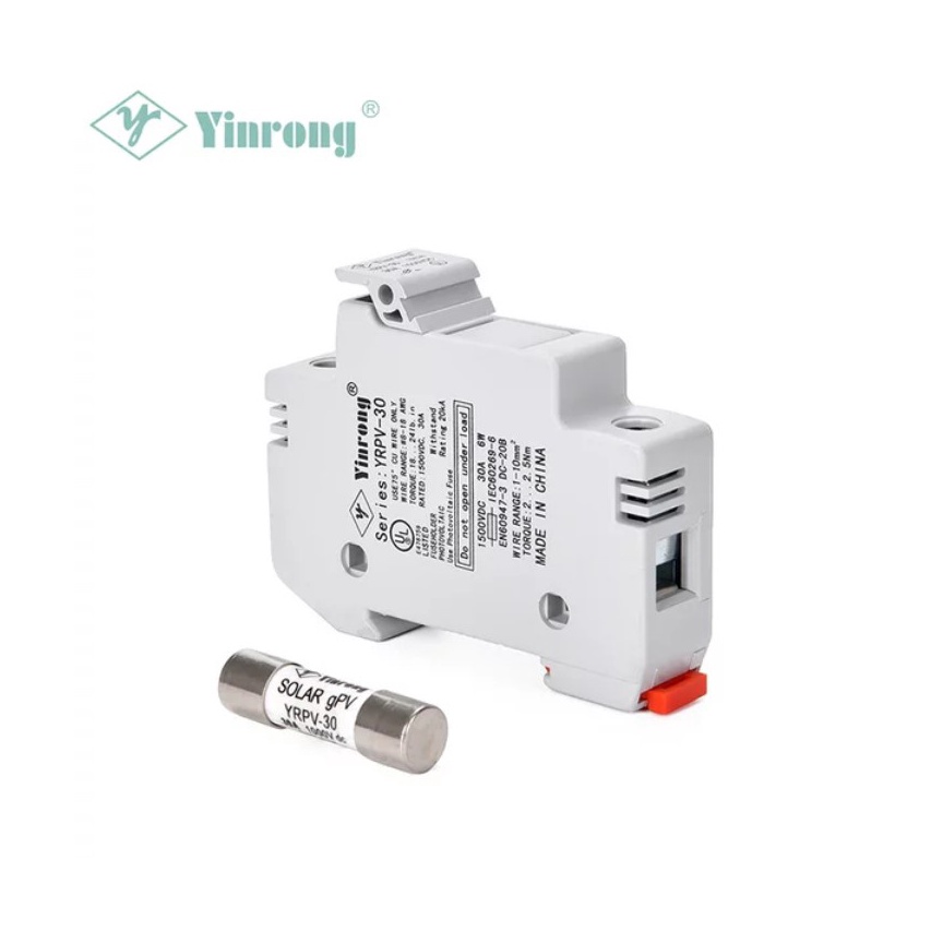 WAH Solar PV Fuse Holder 1VDC  PV Fuse 1523A Solar Panel Surya