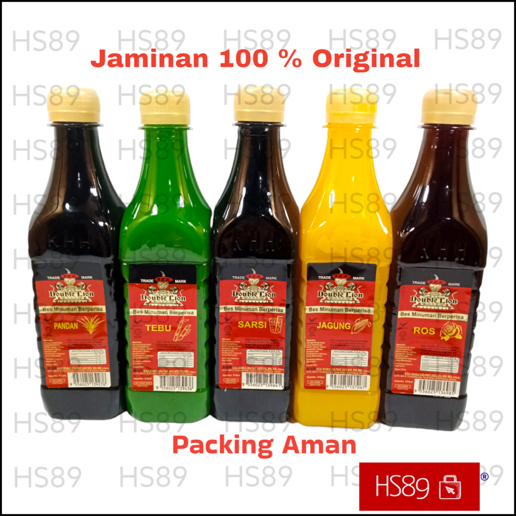 

Sirup Double Lion Kecil 375ml 12 Botol