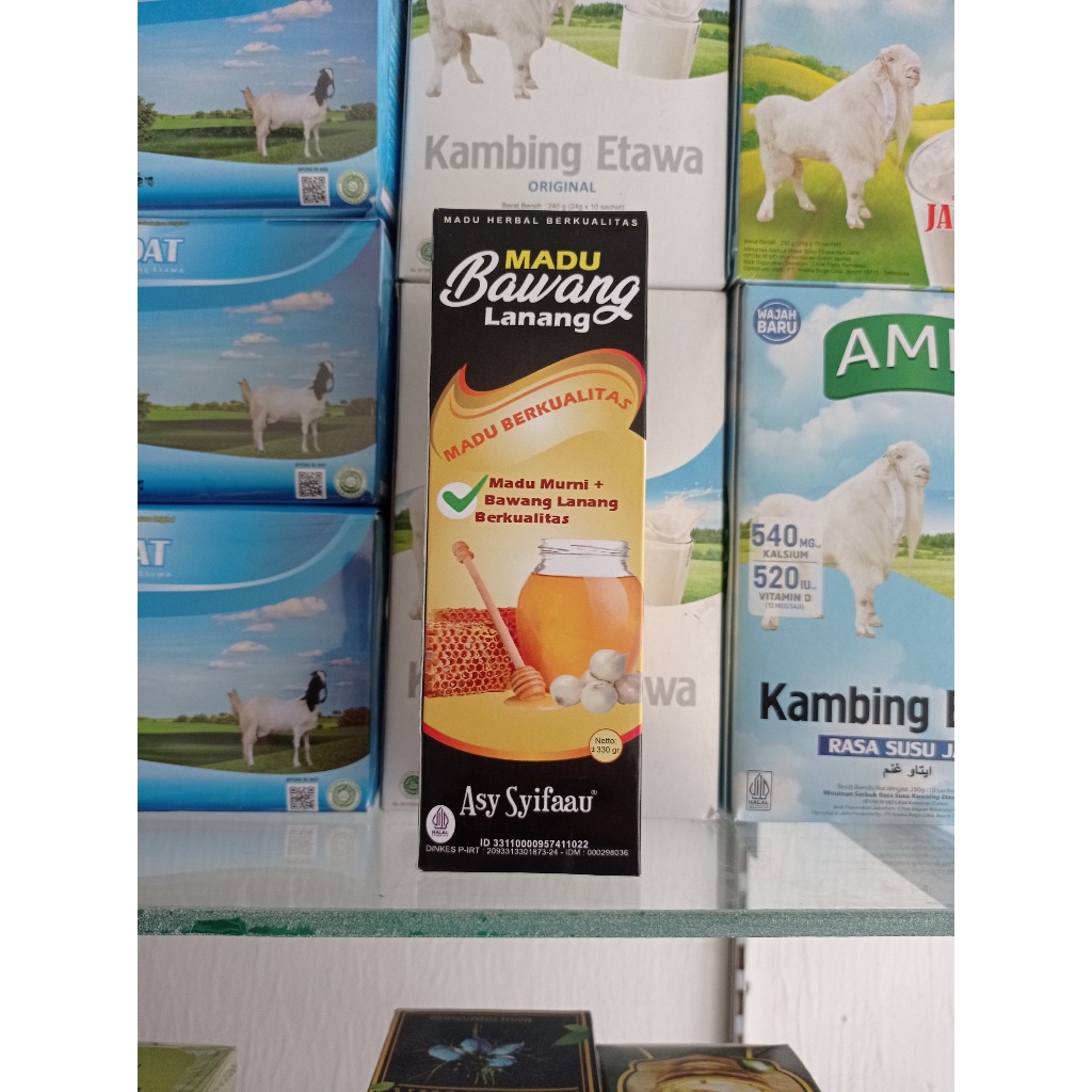 

Madu Bawang Lanang 330gr Asy Syifaau / Madu Bawang Tunggal