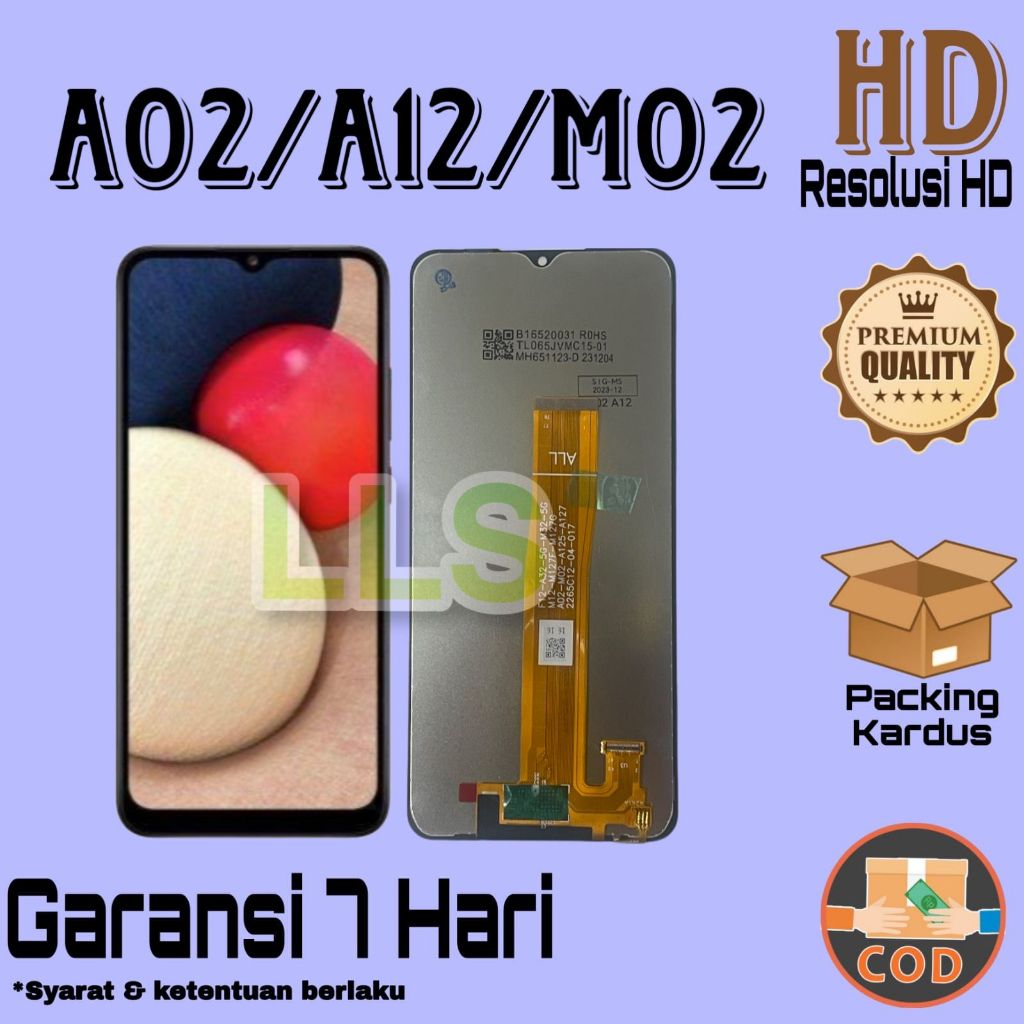 Lcd Samsung A02 / A12 / M02 / M12 / A022 / A125 / M022 / M12F Fullset + Touchscreen