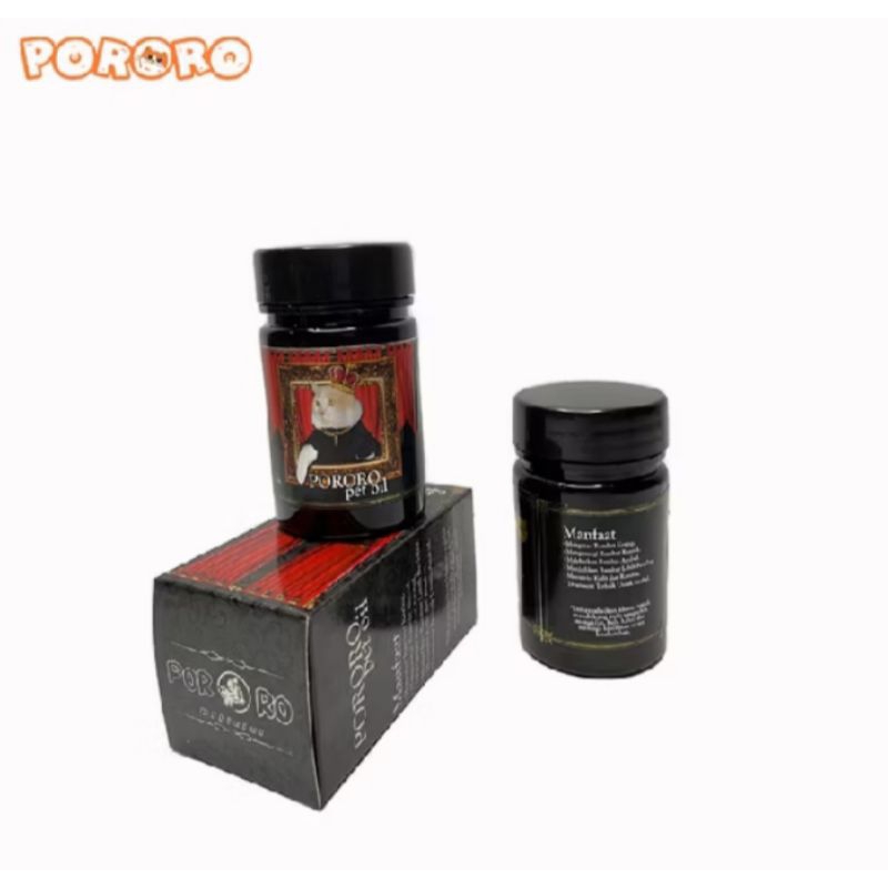 PORORO pet oil vitamin minyak ikan untuk anjing dan kucing isi 50 soft capsul