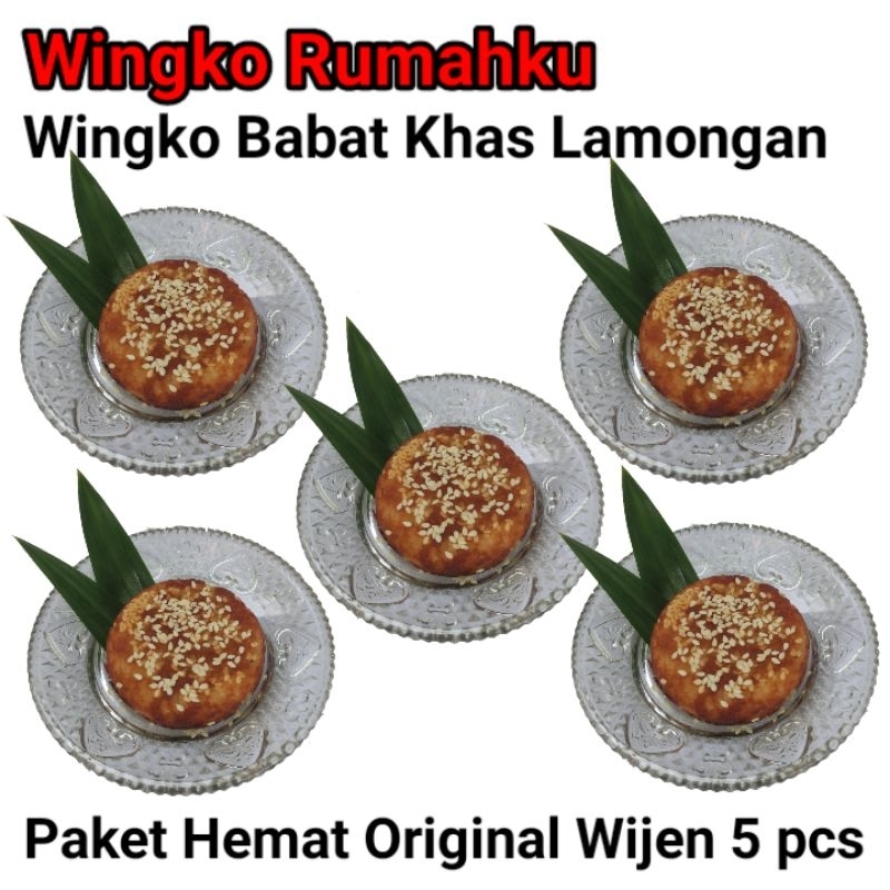 

Wingko babat biji wijen premium 5pcs