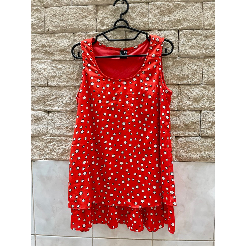 Baju Atasan Wanita Polkadot Preloved