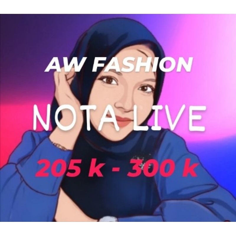 NOTA LIVE 205RIBU-300RIBU