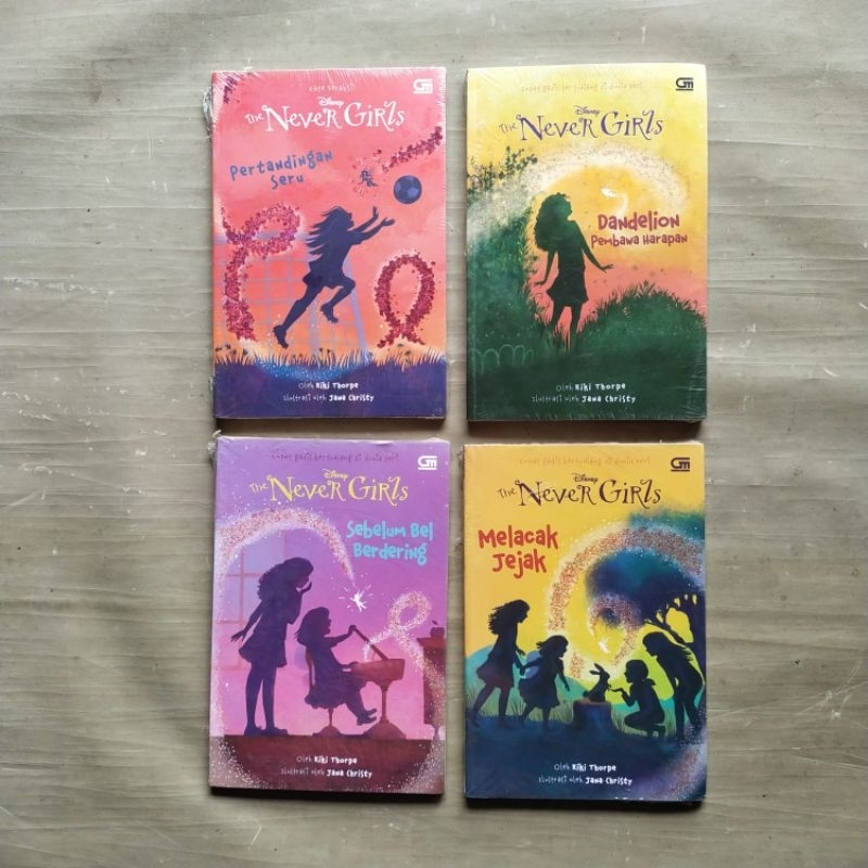 Variasi Novel Anak, The NEVER GIRLS: MELACAK JEJAK - DANDELION - KAPAL MISTERIUS - SEBELUM BEL BERDE