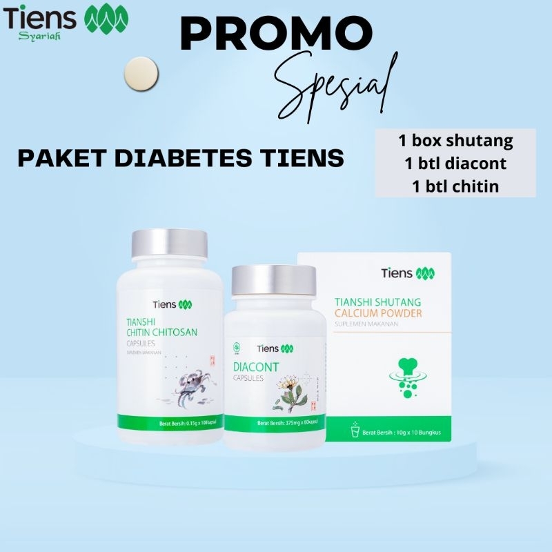 PAKET DIABETES TIENS DIABETES KERING DAN BASAH