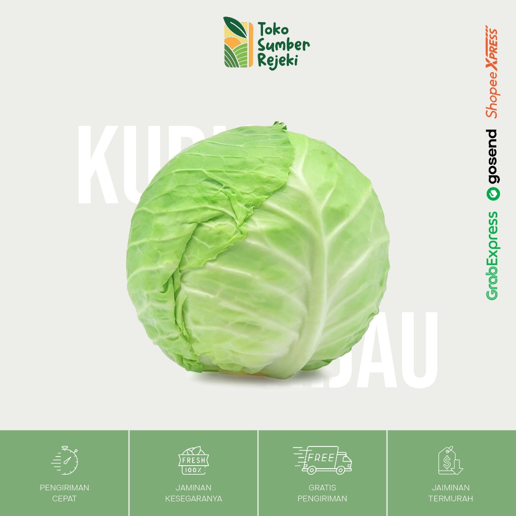 

Kubis Hijau Segar - Toko Sumber Rejeki Yogyakarta